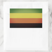Aromantischer Stolz Rechteckiger Aufkleber (Tasche)