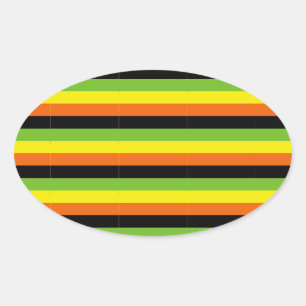 AROMANTISCHES FLAGPATTER OVALER AUFKLEBER