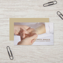 Aromatherapie Akupressur Massage Therapeut Visitenkarte