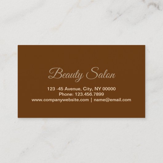 Aromatherapie Akupressur Massage Therapeut Visitenkarte (Rückseite)