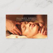 Aromatherapie Akupressur Massage Therapeut Visitenkarte (Vorderseite)