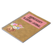 Aromatherapie Blending Journal-Notebook Notizblock (Linke Seite)