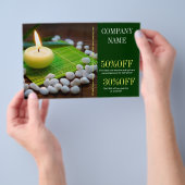Aromatherapie Essenzielle Öl Schönheitsmassage WEL Flyer (Handgriff)