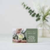 Aromatherapie Essenzielle Öl Schönheitsmassage WEL Visitenkarte (Stehend Vorderseite)