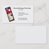 Aromatherapie hält Visitenkarte instand (Vorne/Hinten)