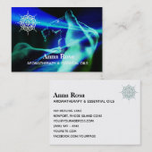 *~* Aromatherapie-ins Auge fallende ätherische Öle Visitenkarte (Vorne/Hinten)