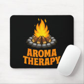 Aromatherapie lustiger Campingplatz Lagerfeuer Hum Mousepad (Mit Mouse)
