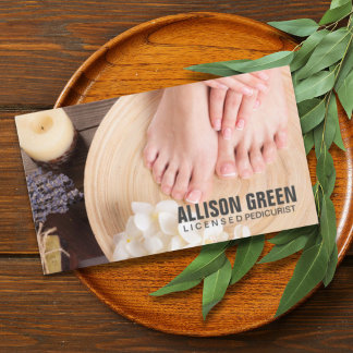 Aromatherapie Maniküre Pediküre Pediküre Salon Visitenkarte