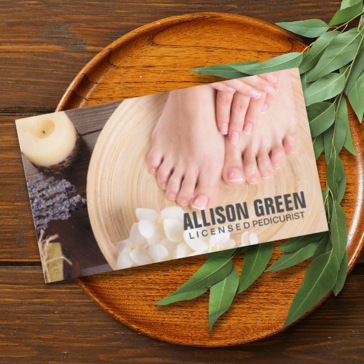 Aromatherapie Maniküre Pediküre Pediküre Salon Visitenkarte