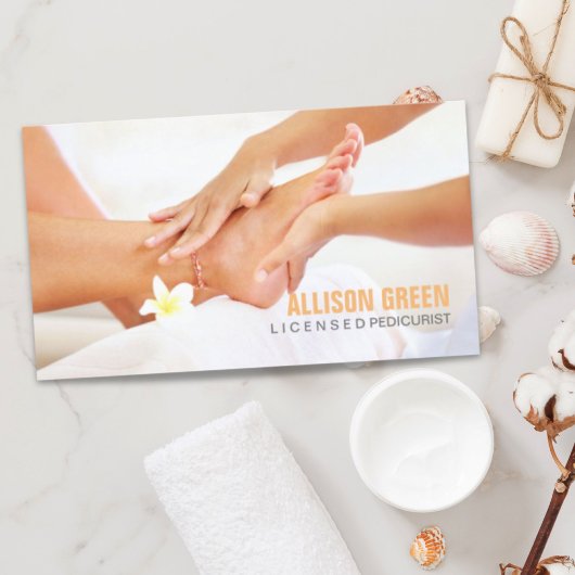 Aromatherapie Maniküre Pediküre Pediküre Salon Visitenkarte