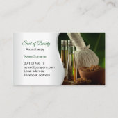 Aromatherapie, Massage Visitenkarte (Vorderseite)