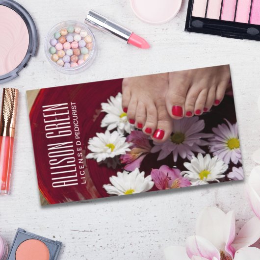 Aromatherapie Nail Salon Manikurist Pediurist Visitenkarte