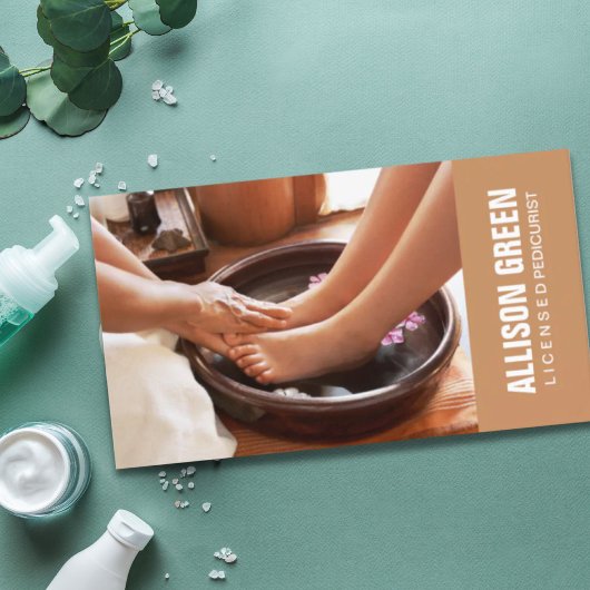 Aromatherapie Pediküre Salon Pediküre Pediküre Visitenkarte