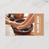 Aromatherapie Pediküre Salon Pediküre Pediküre Visitenkarte (Vorderseite)