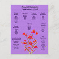Aromatherapie Postkarte