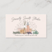 Aromatherapie Praxis Kunstdarstellung Visitenkarte (Vorderseite)