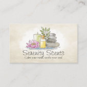 Aromatherapie Praxis Scent Therapie Wasserfarbe Visitenkarte (Vorderseite)
