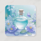 Aromatherapie Quadratische Visitenkarte (Vorderseite)