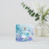 Aromatherapie Quadratische Visitenkarte (Stehend Vorderseite)