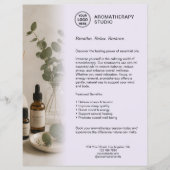 Aromatherapie-Spa-Geschäft Lavendel Eigenes Logo Flyer (Vorne)