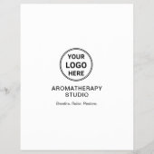 Aromatherapie Spa Geschäft Weißes individuelles Lo Flyer (Hinten)