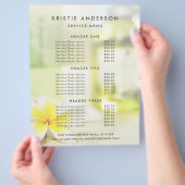 Aromatherapie Wellness-Center Hautpflege Massage P Flyer (Hand)
