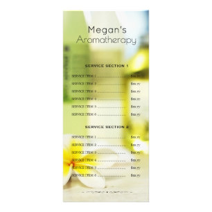 Aromatherapie Wellness-Center Hautpflege Massage S Werbekarte