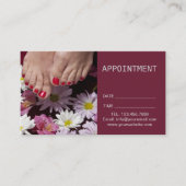Aromatherapie WELLNESS-CENTER Nail Salon Paradies  Terminkarte (Vorderseite)