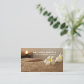 Aromatherapie WELLNESS-CENTER Salon Massage Therap Visitenkarte (Stehend Vorderseite)