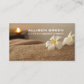 Aromatherapie WELLNESS-CENTER Salon Massage Therap Visitenkarte (Vorderseite)
