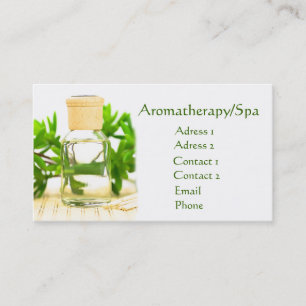 Aromatherapy-/Wellness-Center-Geschäfts-Karte Visitenkarte