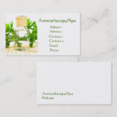 Aromatherapy-/Wellness-Center-Geschäfts-Karte Visitenkarte (Vorne/Hinten)
