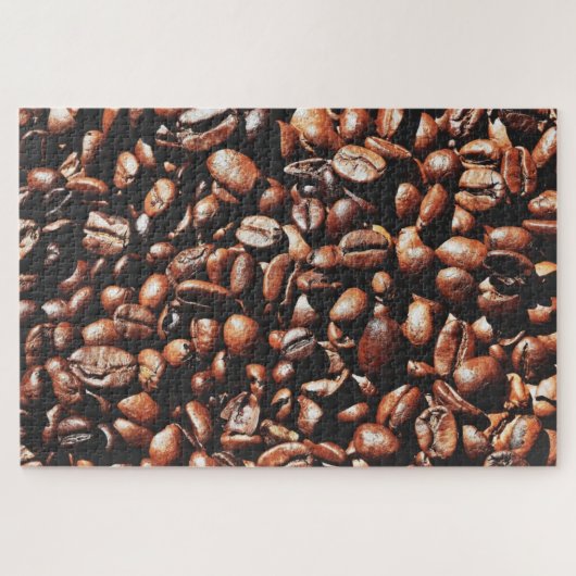 aromatische Kaffeebohnen - Puzzle (Horizontal)
