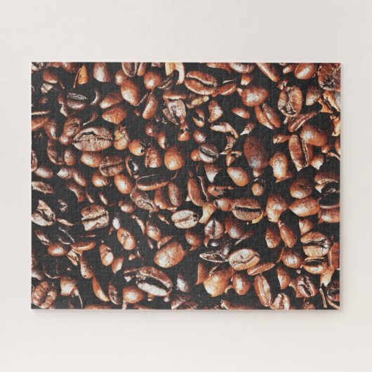 aromatische Kaffeebohnen - Puzzle (Horizontal)