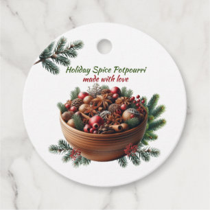 Aromatisches Ferien-Gewürz-Duftpotpourri Geschenkanhänger