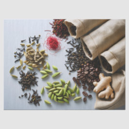 Aromatisches Gewürz-Mischung Seidenpapier