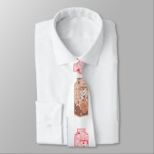 Aromatisches Milchmuster Krawatte (Gebunden)