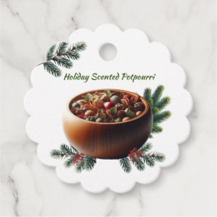 Aromatisches Weihnachtserlebnis in Potpourri Geschenkanhänger