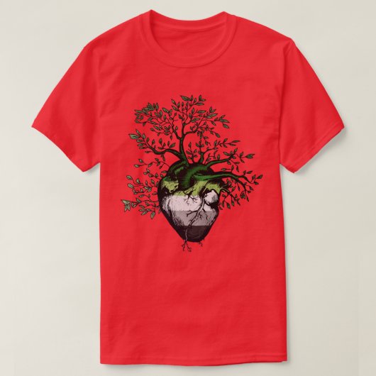 Aromc Herz Tree of Life T-Shirt (Design vorne)