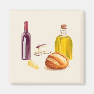 Aromen aus dem Mittelmeerraum Magnet