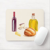 Aromen aus dem Mittelmeerraum Mousepad (Mit Mouse)