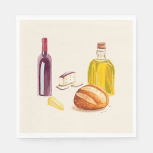 Aromen aus dem Mittelmeerraum Serviette