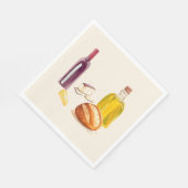 Aromen aus dem Mittelmeerraum Serviette (Ecke)