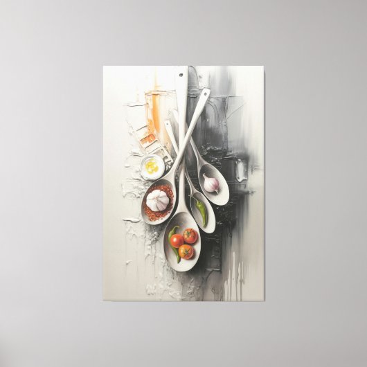 Aromen in Form Leinwanddruck (Vorderseite)