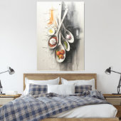 Aromen in Form Leinwanddruck (Insitu (Schlafzimmer))