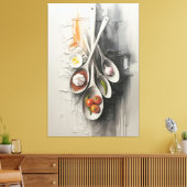 Aromen in Form Leinwanddruck (Insitu (Wohnzimmer))