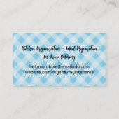 Aromen kochen kulinarischer Koch Catering Visitenkarte (Rückseite)