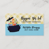Aromen kochen kulinarischer Koch Catering Visitenkarte (Vorderseite)