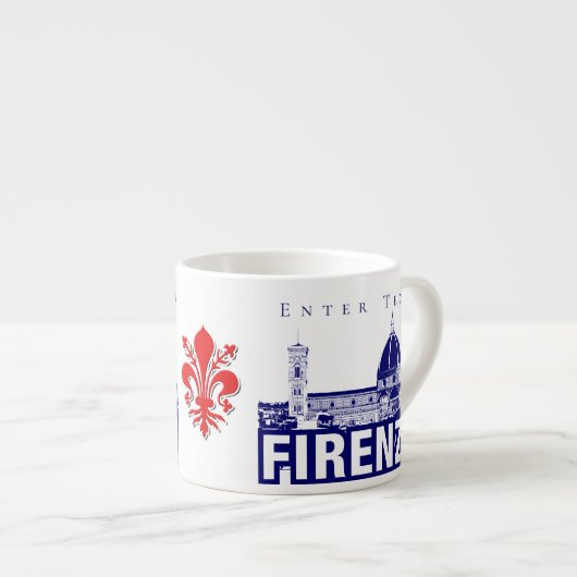 Aromen von Florenz, Italien Espressotasse (Vorderseite Rechts)