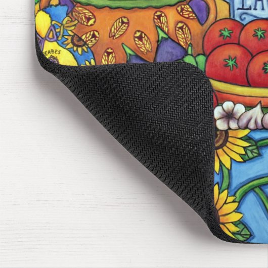 Aromen von Provence Mousepad (Ecke)